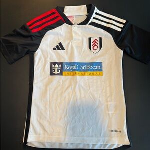 Fulham Football club Kids  Black and White Soccer Jersey